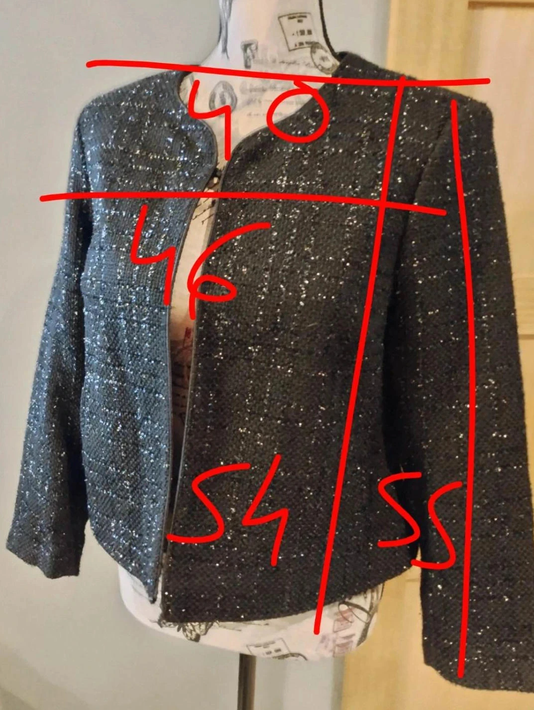 Glanzende zwarte vest, Damart, T38 – photo 11